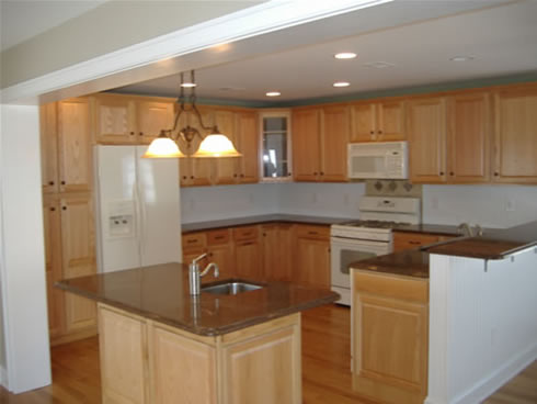 An open kitchen in this winning Signature Building Systems modular home.