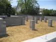 Cement block crawl foundation ready for the cement floor to be poured for a custom modular 