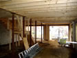 Two-car garage on lower level being finished with a modular home above in Monmouth County, Ocean Grove, NJ