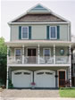 This Monmouth County, Ocean Grove, NJ, modular home, has the two-car garage built into the foundation