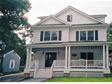 This Monmouth County, Spring Lake, NJ home offers a full front porch with double columns to add beauty and style