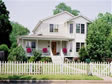 Monmouth County, Spring Lake, NJ gable end with inviting wrap around front porch and attic storage