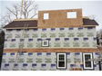 Installation of the shed dormer on site while the modular home is being set in Ocean County, Lavallette, NJ