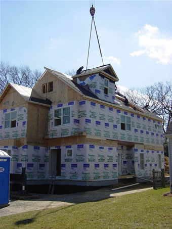 putting a dormer in place