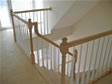 Stair and railing overlooking the front entryway in this Monmouth County, Monmouth Beach, NJ home