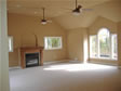 Huge, bright & airy family room boosts a cathedral ceiling and specialty windows in Millstone Twp., NJ