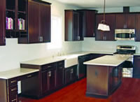 custom modular home kitchen